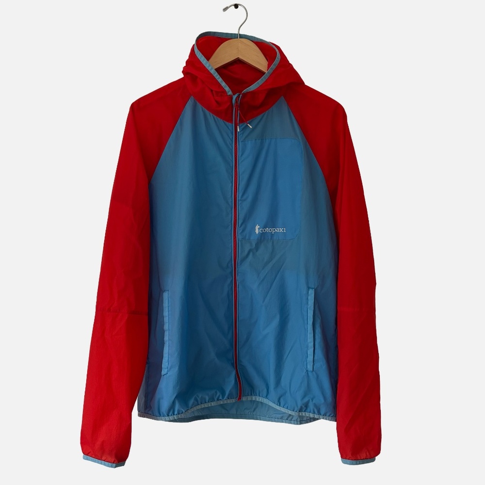 cotopaxi Red and Blue Windbreaker Jacket